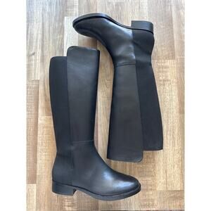 NWOT Lands' End Knee High Black Riding Boots size 8.5